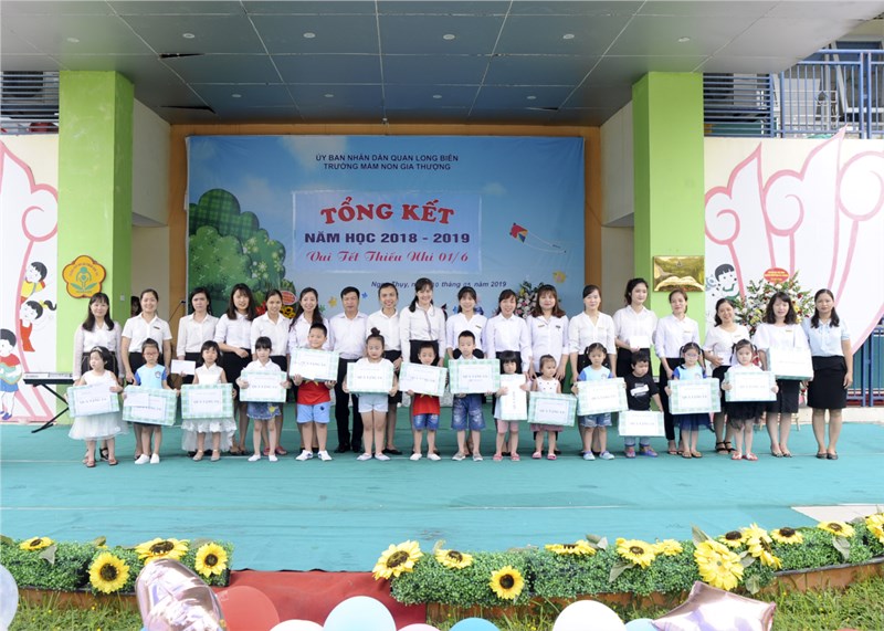 Các bé lớp MGL A2 với lễ tổng kết năm học 2018-2019